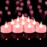 BEICHI Flameless Candles, Tea Lights Battery Operated, No Flickering Votive Candles LED Tea Lights for Halloween Christmas Weddi