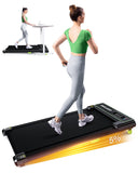 AKLUER Walking Pad with Incline, Under Desk Treadmill for Home, 2.5HP Portable Treadmills with Remote Control, 4 in 1 Incline Tr