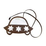 Club Bollywood The Style Sutra Creative Crossbody Bag Funny Portable Shoulder Purse For Shopping Work Party Brown|Clothing, Shoe