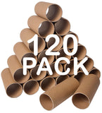 120 Pack Thick Cardboard Tubes For Crafts - Craft Rolls - Round Cardboard Tubes - Craft Tubes - Toilet Paper Rolls Crafts - Pape