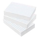 300 PCS Index Cards 3x5 Ruled - Goefun White Lined Note Cards 3 x 5 Flashcards for Studying, Note Taking and To Do List