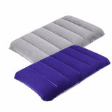 Truveli Neck Pillow For Travel Velvet Air Inflatable Neck Cushion For Car, Camping Adjustable Foam Support Portable Lightweight 