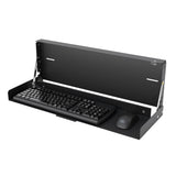 RackSolutions Folding Wall Mount for Full Size Keyboard - Space Saving Design to Maximize Workspace Efficiency