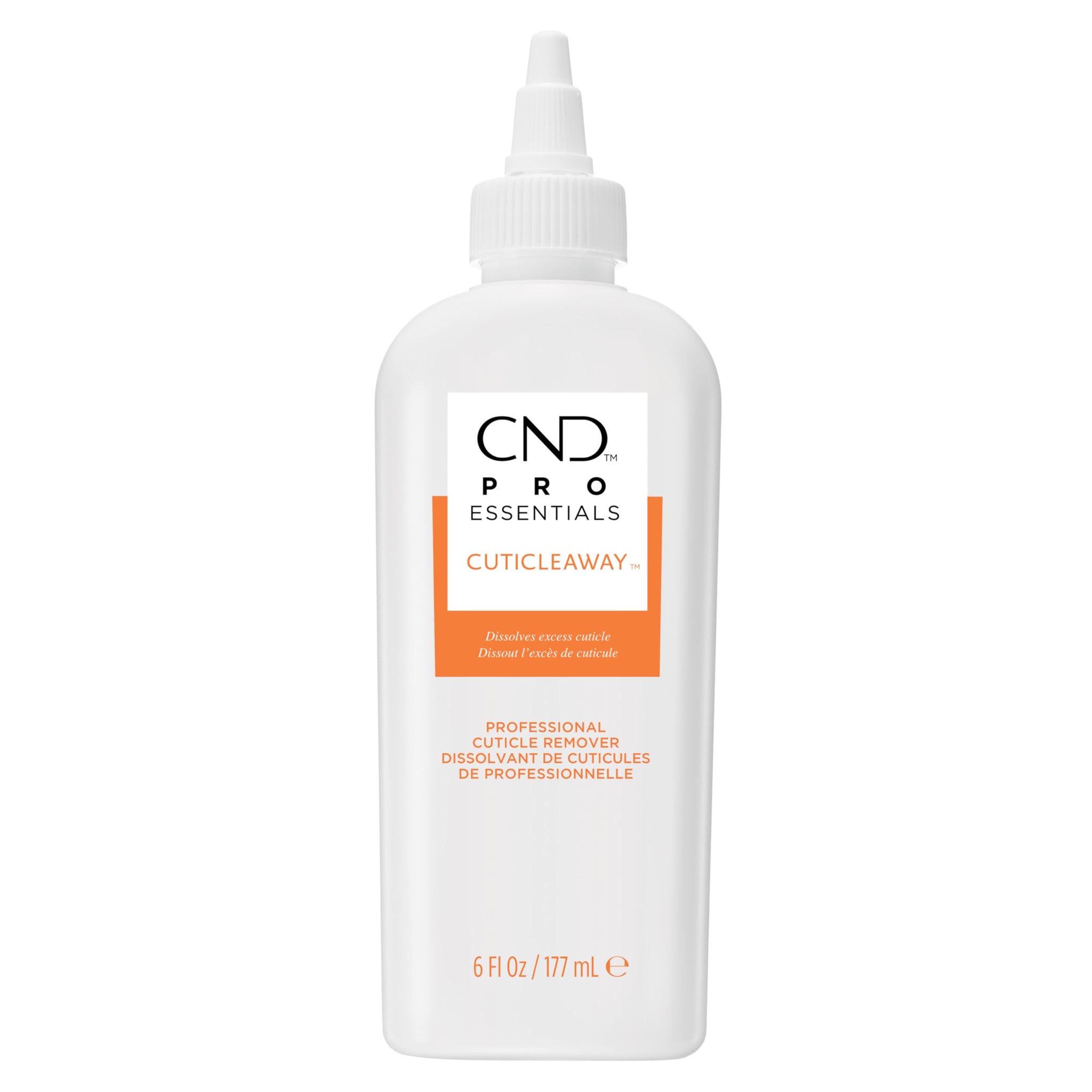 cND cuticle Away Moisturizing Professional cuticle Remover and callus Softener, Allows Quick, Easy and Thorough Nail Prep, 6 fl