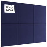 YODUYU Large Felt Bulletin Board 36 inch x 24 inch, Corkboard Alternative - 6-Pack, Includes Safe Removable Film and Tacks, Suit
