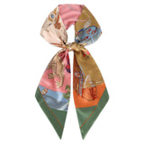 Mgbmyltm 1Piece Satin Scarf For Women, Faux Silk Long Narrow Scarf For Purse And Neck