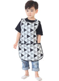 Plie Kids Painting Apron - Waterproof Art Smock for Toddlers & Preschoolers, Messy Play, Baking, Crafts, Cooking, Sensory Activi