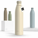 LARS NYSM Stainless Steel Insulated Water Bottle 12oz 17oz 25oz 34oz 51oz | Insulated Thermo Flask for Hot and Cold Beverages | 