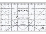 Sew Kind of Wonderful QCR Mini Ruler, Acrylic, 5 x 8 inch, Imperial