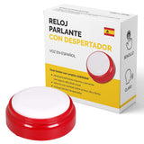 Spanish Talking Clock - Reloj Parlante con Voz en Espaol - Telling Time in Spanish for The Visually Impaired, Blind, Elderly, Al