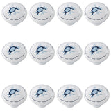 Tverghvad Ceramic Hand Painted Drawer Knobs, [12 Pack] Vintage Flower Painted Dresser Knobs, Kitchen Cabinet Knobs and Pulls (Bl