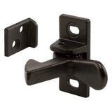 PrimeLine U 10883 Cabinet Door Elbow Catch, Cast Aluminum, Bronze Finish (Single Pack)
