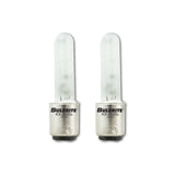 Bulbrite KX20FR/DC Double-Contact Bayonet Base (BA15D) Light Bulb, 2-Pack, Frost