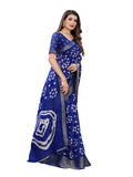 Satrani Womens Woven Cotton Blend Saree (1985St481_Blue)