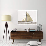 Yacht On Sydney Harbour-Paper Art-50,,X38,,