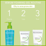 Bioderma S Bium Foaming Gel Pump, Cleansing And Makeup Removing, Skin Purifying For Combination To Oily Skin, 6.76 Fl Oz