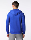 FYLTR Men's Casual Zip-Up Hoodie with Drawstring Detail - Utility Pockets | Full Zipper | Casual Winterwear for Men,Cosmic Cobalt