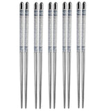 Chopsticks Set ? Elegant Wooden, Stainless Steel, and Bamboo Chopsticks for Sushi, Asian Cooking, and Everyday Use ? Reusable, E
