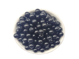 Glass Beads 10mm 60pcs Round Smooth Loose Beads for Bracelet Necklace Jewelry Making Craft DIY (10mm, 51007 Black)
