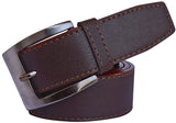 Veteran MenS Brown Synthetic Leather Belt Formal And Casual Belt For Man (Blk0422Bb)