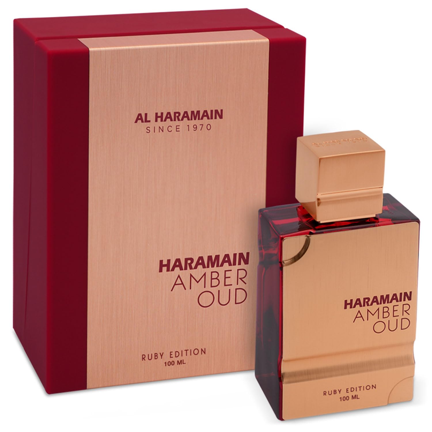 Amber Oud Ruby Edition By Al Haramain, 3.4 Oz Eau De Parfum Spray For Unisex