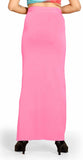 Shasmi Women Solid Saree Shapewear (Soft Shapewear) (S, Light Pink)