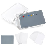 Nuanchu 1 Set Glass Oil Paint Palette and Artist Palette Seal 9x12 Inch Set with 40 Sheets Double Coated Paper, Tempered Glass E