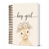 Dejfel Cute Duck Spiral Notebook,Gifts for Duck Lover Girls Women Kids
