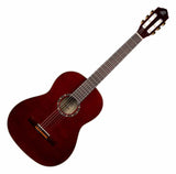 Ortega Guitars 6 String Family Series Pro Solid Top Slim Neck Nylon Classical Guitar w/Bag, Right (R131SN-WR)