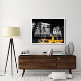 Taxi On The Queensboro Bridge, Nyc-Paper Art-50,,X38,,
