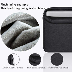 V Voova Laptop Sleeve Carrying Case 15.6 16 Inch, Slim Computer Cover Bag Compatible with MacBook Pro 15/16, Dell xps 15, 15-16