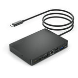WD15 USB-C Docking Station - Dual 4K Displays or Single 4K Display with MiniDP, HDMI, VGA for Dell USB-C Laptops (1DP, 1HDMI, 1V