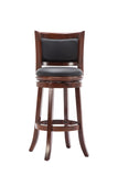 Boraam Augusta Bar Height Swivel Stool, 29-Inch, Cherry