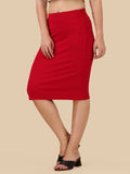 Wedani Women'S & Girl'S Above Knee Skirt (32 Red),Red,XL,Polyester,A-Line,
