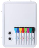 Mr. Pen Dry Erase Board, 12.5 x 9.5 with 8 Dry Erase Markers and 2 Board Magnets, Small Whiteboard, Mini White Board, White B
