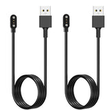 Acediar [2-Pack] 3.3FT Smart Watch Charger Magnetic USB Charging Cable for Letsfit Willful YAMAY SW023 ID205L SW021 ID205U ID205