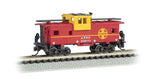 Bachmann Santa Fe #999771 Red Ho Scale 36 Wide Vision Caboose, Prototypical Red