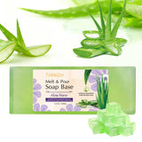 TinMeZor Aloe Vera Melt & Pour Soap Base, 5.2 lb - Clear Glycerin Soap Base for DIY, Crafting, Gift Making - Easy to Use