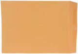 School Smart No Clasp Catalog Envelopes, 10 X 13 Inches, Kraft, Pack Of 250