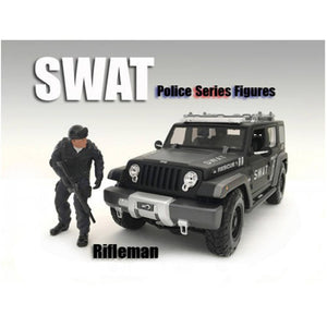American Diorama Swat Team Rifleman Figure For 1:24 Scale Models