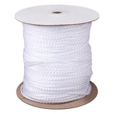 IHDYPPEW 1/8 Inch White Polyester Rope - 500 Foot White Low Stretch Polyester Rope for Hiking, Kayaking, Tarps, Camping
