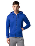 Fyltr Men'S Casual Zip-Up Hoodie With Drawstring Detail - Utility Pockets | Full Zipper | Casual Winterwear For Men,Cosmic Cobalt,Cosmic Cobalt,L