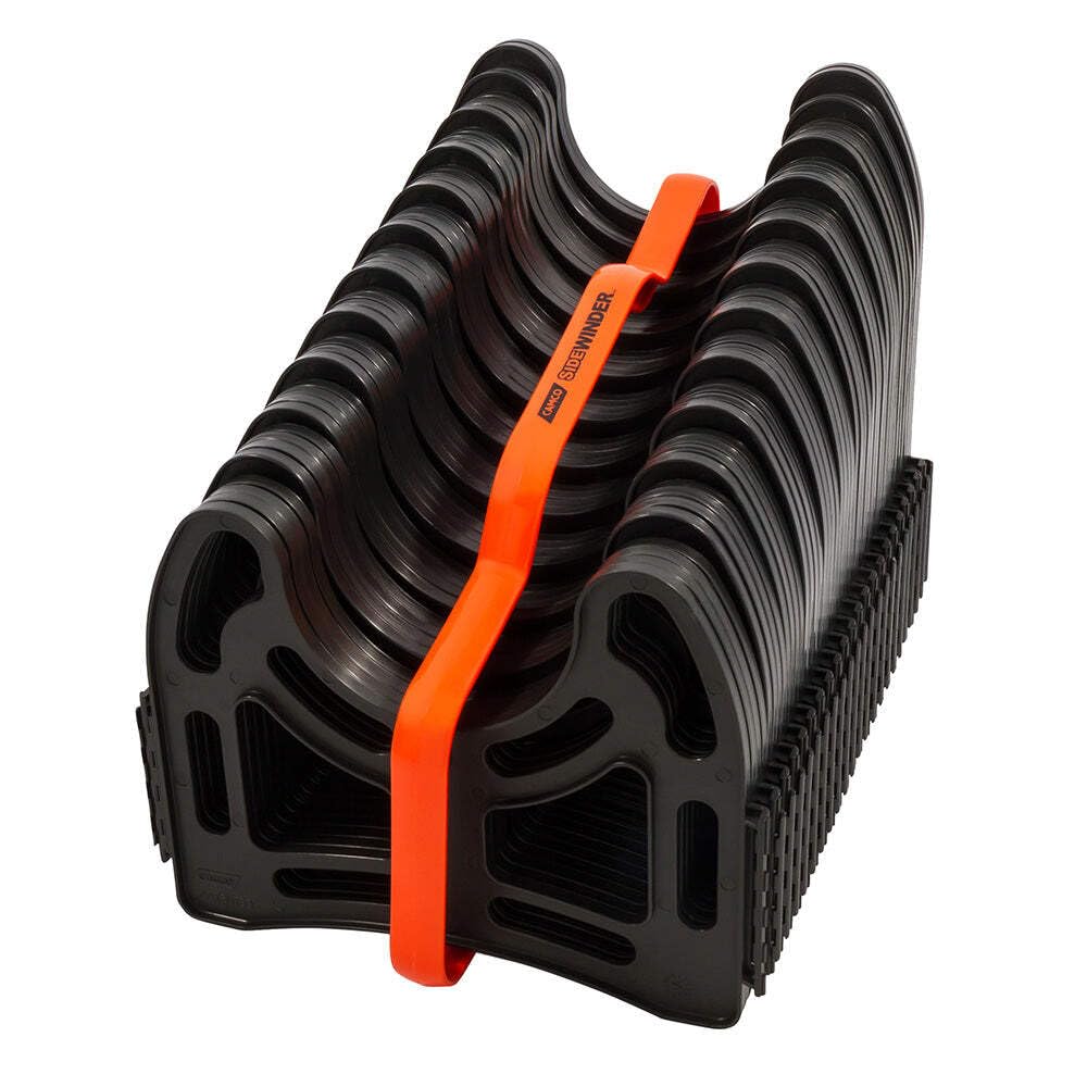 Camco 20 Ft (43051) Sidewinder Rv Sewer Hose Support, Made From Sturdy Lightweight Plastic, Wont Creep Closed, Holds Hoses In Pl