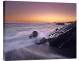 Sunset At San Simeon State Park Big Sur, California-Canvas Art-24X20