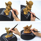 Enakshi Smooth Rotating 25cm in Diameter Turntable for Hobby Spray Booths, Clay Pottery Sculpture Tools, Airbrushing Projects,