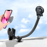 JCTRIWAY Car Phone Mount for Collapsible Grip/Socket Mount User,Windshield/Dashboard/Vent Phone Holder with Strong Suction Cup,1