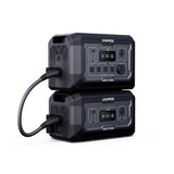 OUPES Mega 2 2500W Portable Power Station with 2048Wh B2 Smart Extra Battery, Up to 4096Wh Lifepo4 Home Battery Backup with Expa