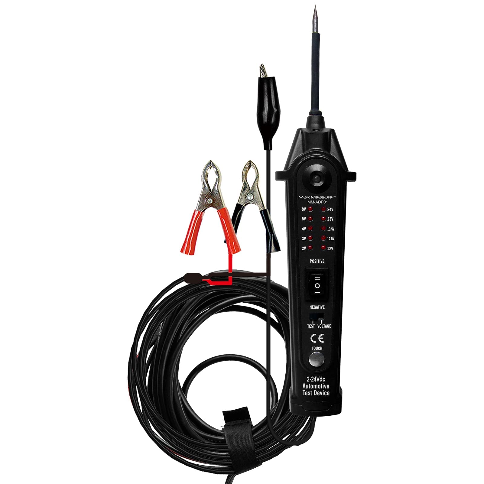 Allsun Automotive Electrical Circuit Tester Probe 2-24V Dc Pen Vehicle Power Diagnostic Tool Auto Wire Test Light Device System 