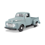 Maisto 1:25 Scale 1948 Ford F1 Pickup Diecast Truck Vehicle, Colors May Vary [Grey/Blue]