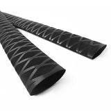 eTekGo X-Tube Heat Shrink Wrap Tubing 39&64 Lengths for Rod Grips-5 Color 14 Sizes (Black, Diamter:40mm; Length:64)